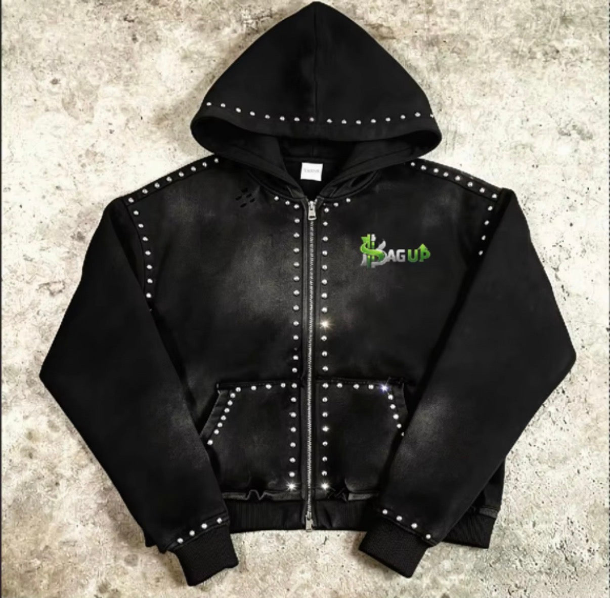 Long Sleeve BAG UP HOODIE