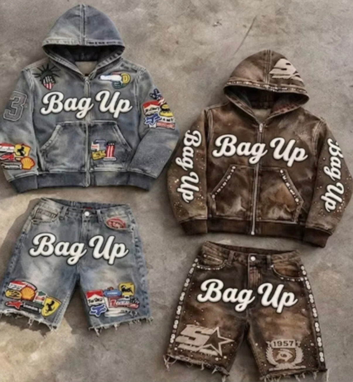 Bag Up 2 piece short set